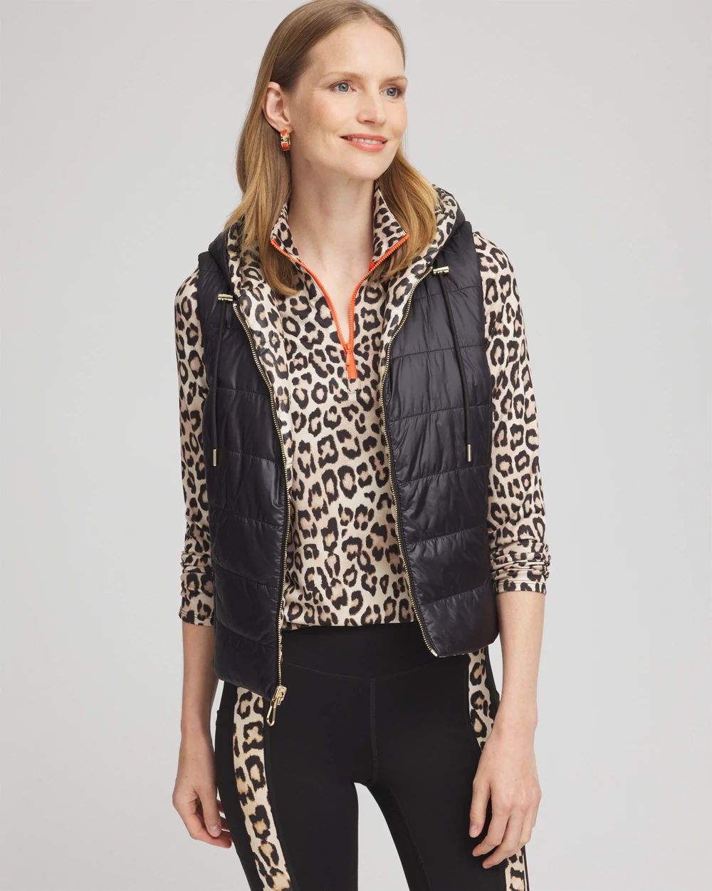 Zenergy® Leopard Reversible Vest | Chico's